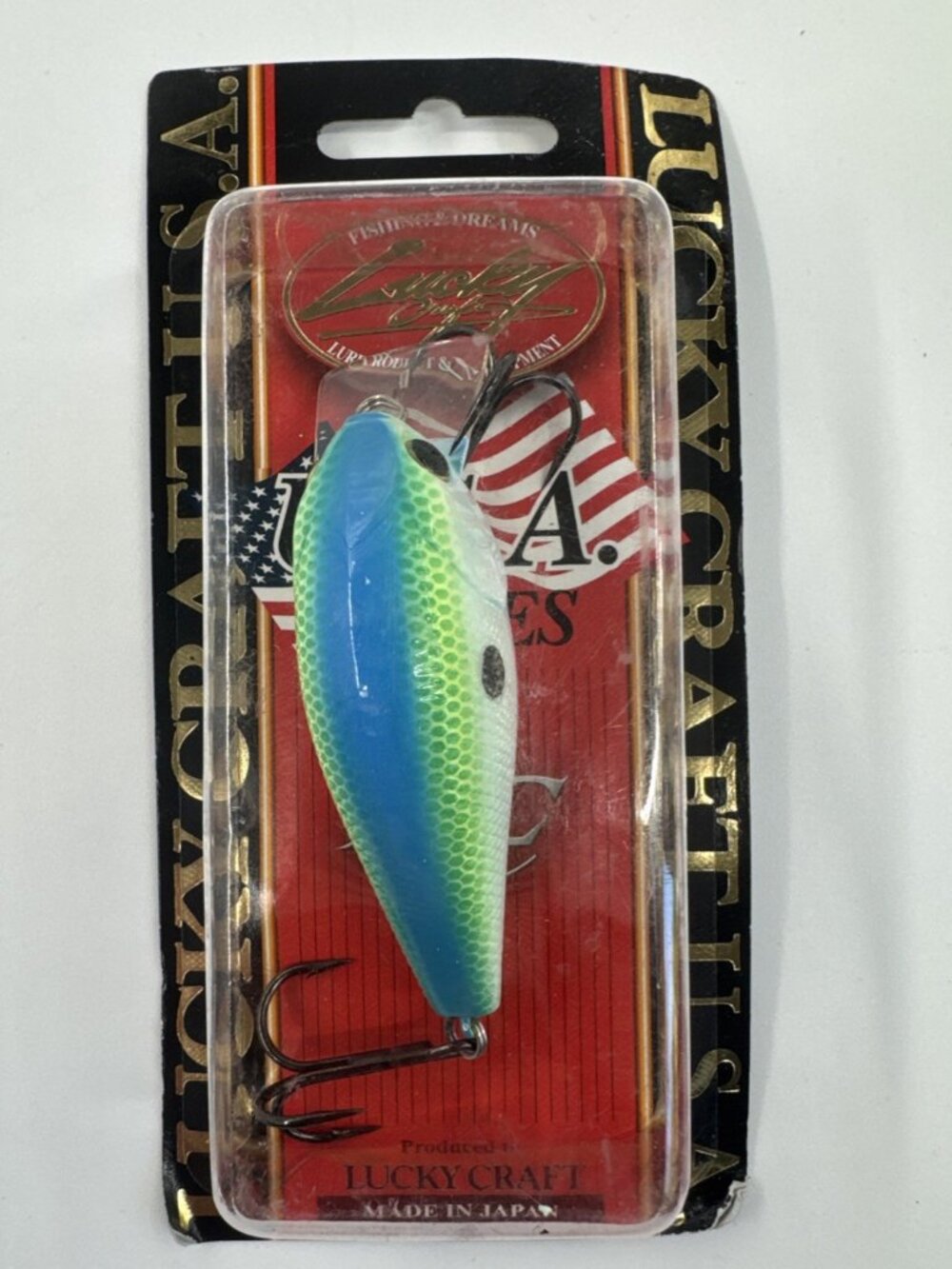 Lucky Craft Floating Crankbait Lure Citrus Blue 2 3/4" 5/8 oz Bass Fishing NEW